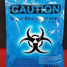 caution super strong incense